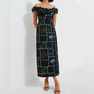 Tuckernuck Black Fresher Buds Suze Dress